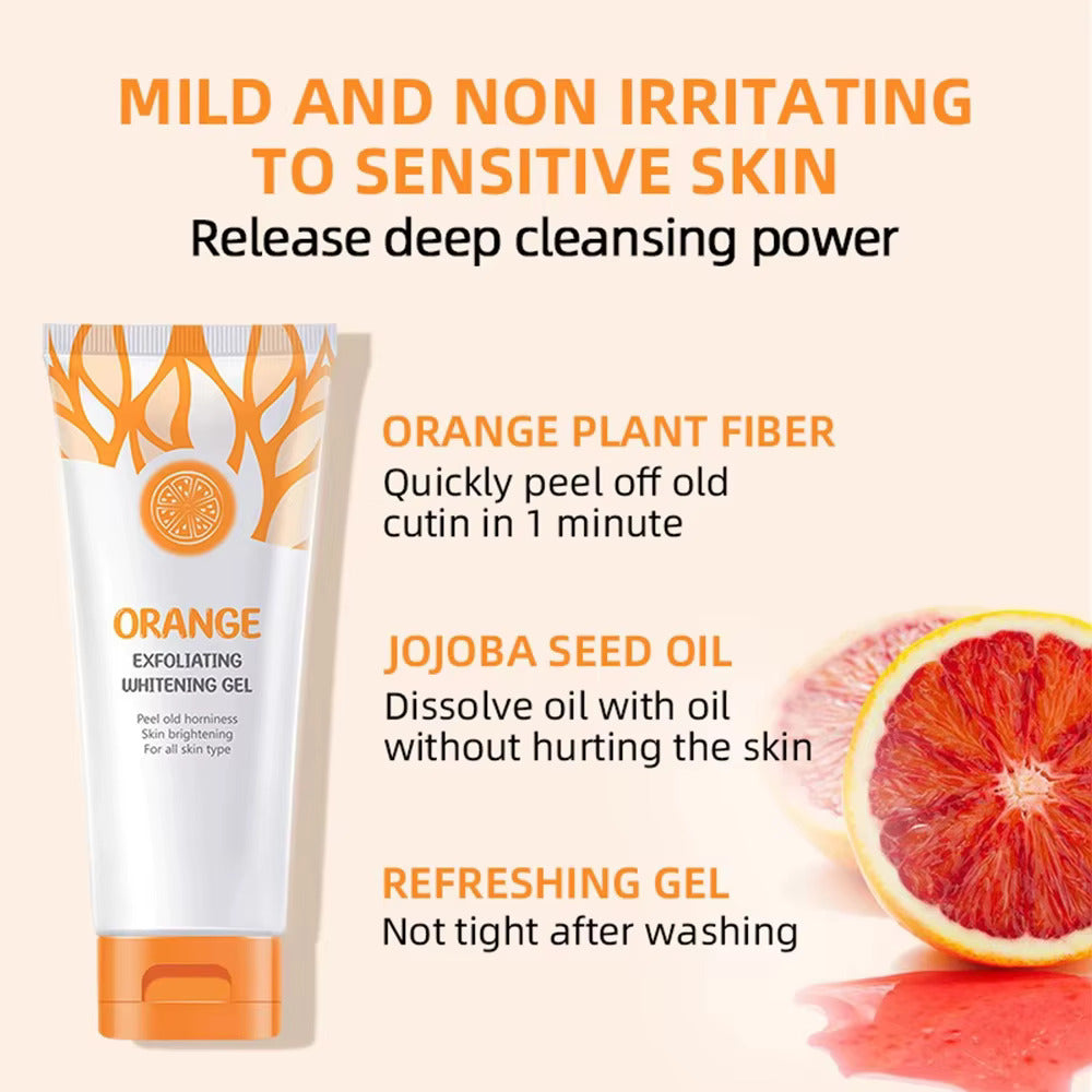 Orange Exfoliating Gel Dead Spot Remover Whiten Hydrating Moisturizer Korean Skin Care
