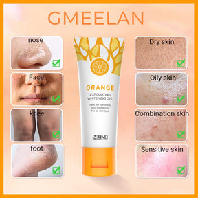 Orange Exfoliating Gel Dead Spot Remover Whiten Hydrating Moisturizer Korean Skin Care