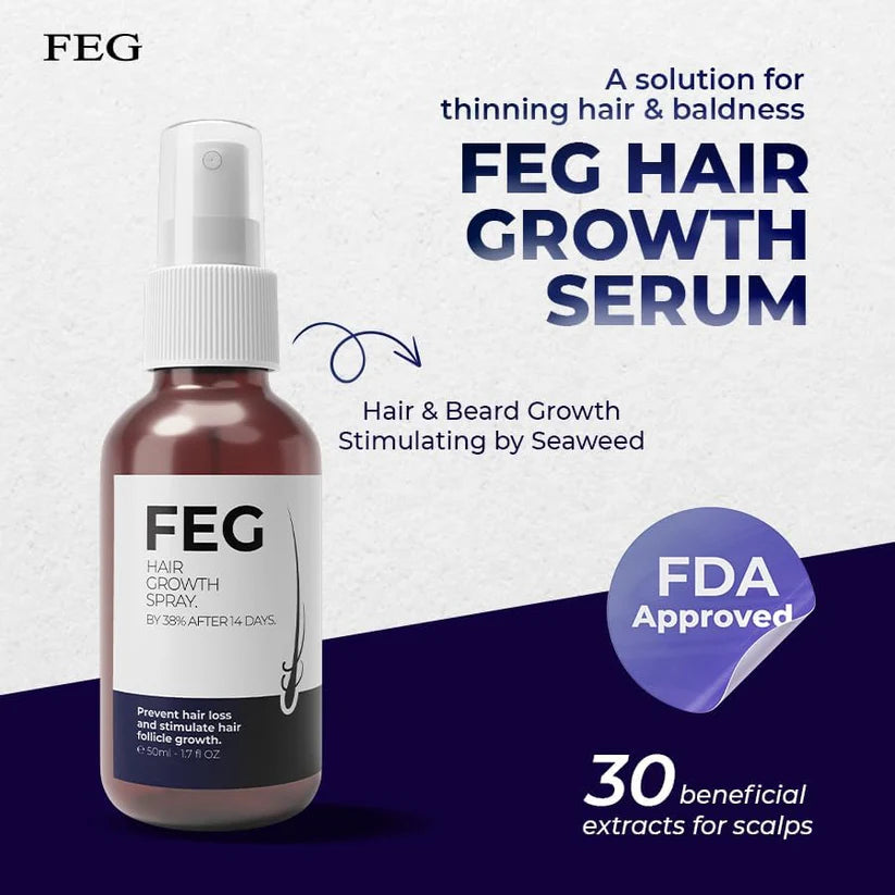 FEG Plus Hair Regrowth Serum (50ml)